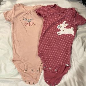 Girls 2 piece onsies set